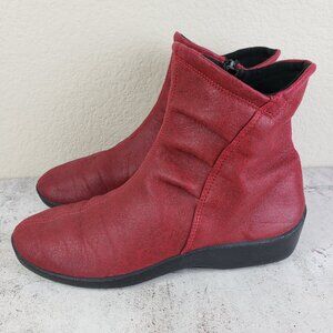 Arcopedico Ankle Boot Comfort Shoes Portugal Lytech L19 in Cherry size 40 US 9